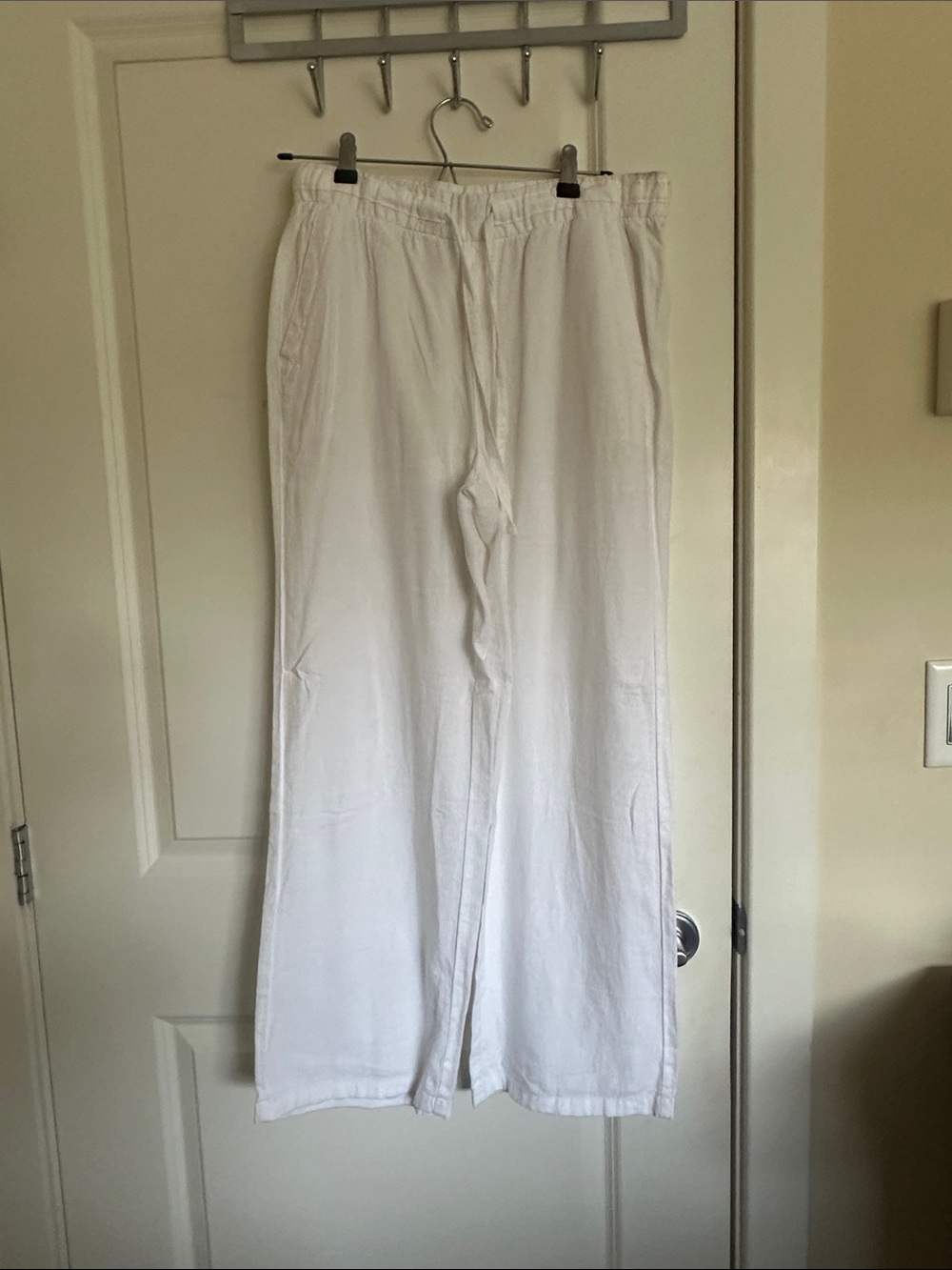 Old Navy White Wide-Leg Pants